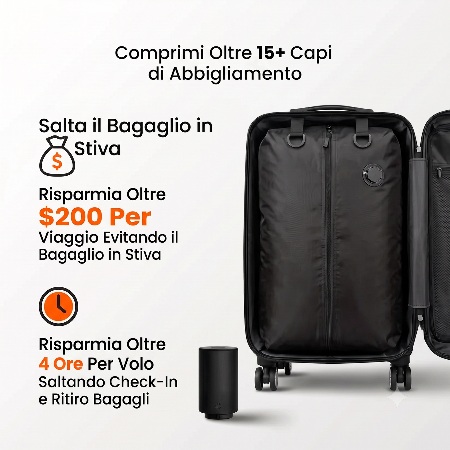 SpaceTrunk Ultra + Kit Air-Pump incluso