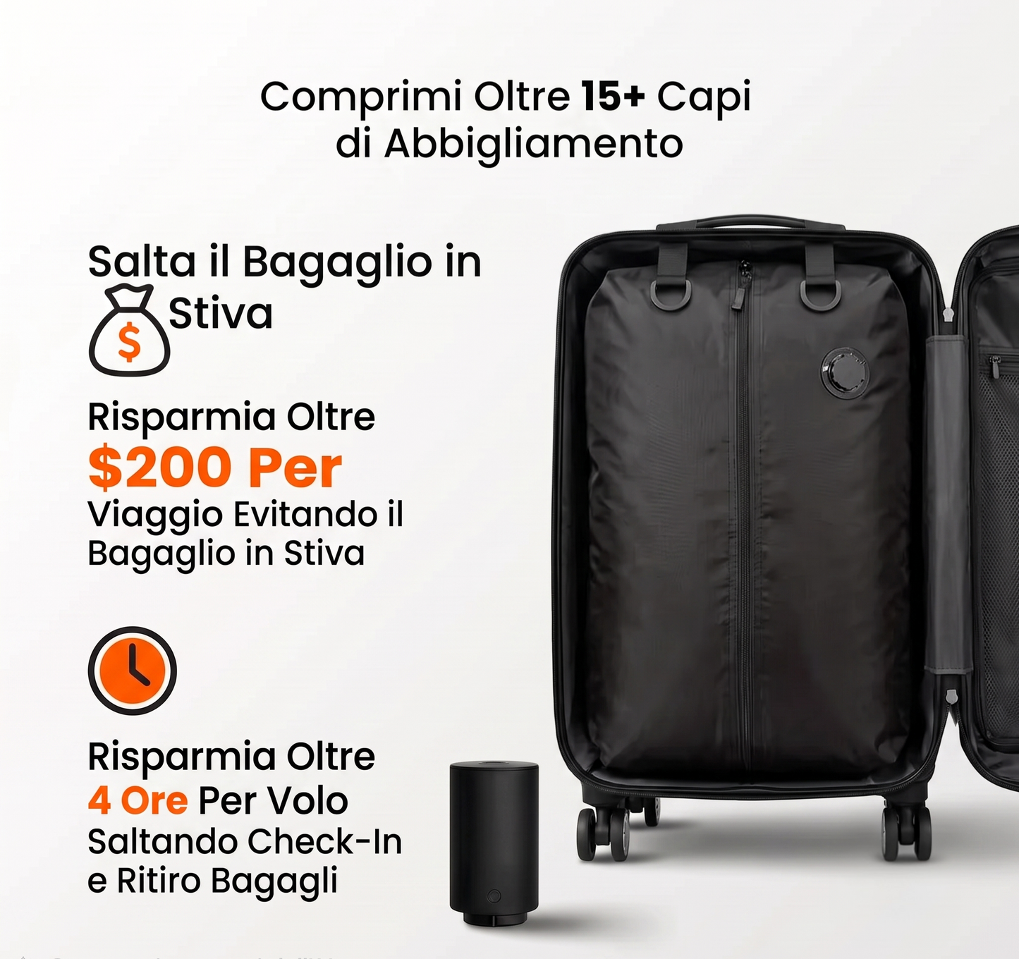 SpaceTrunk Ultra + Kit Air-Pump incluso